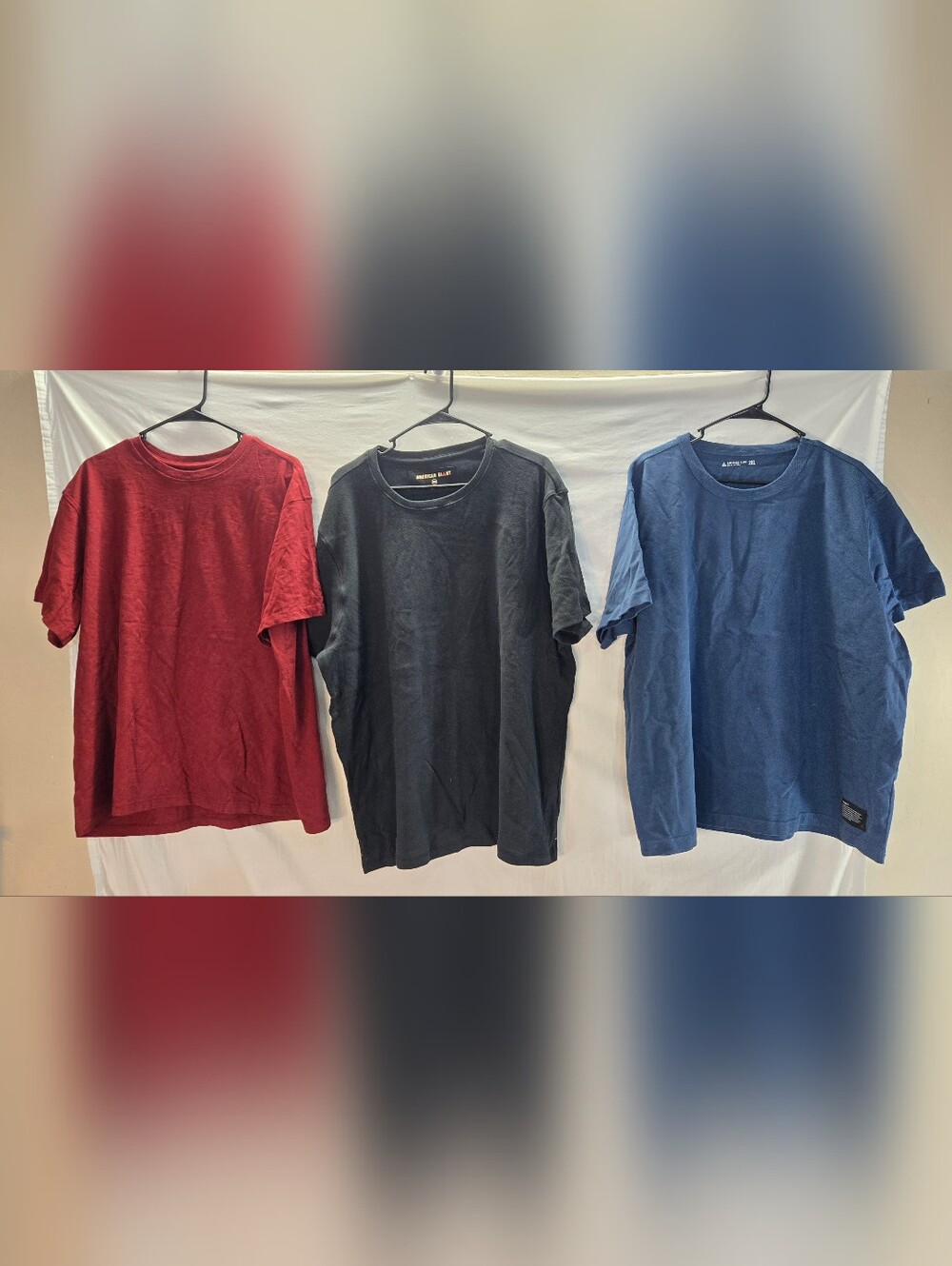 Lot of 3 American Giant Men's Size 2XL Short Sleeve & Everett Shirts NWOT